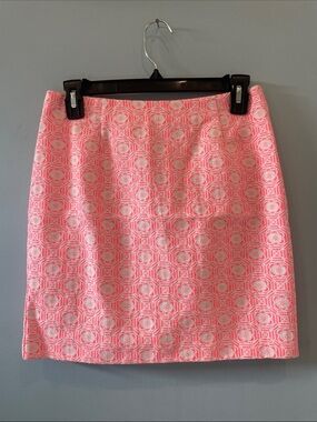 Pink Patterned Women's Skirt summer looks like new size 1